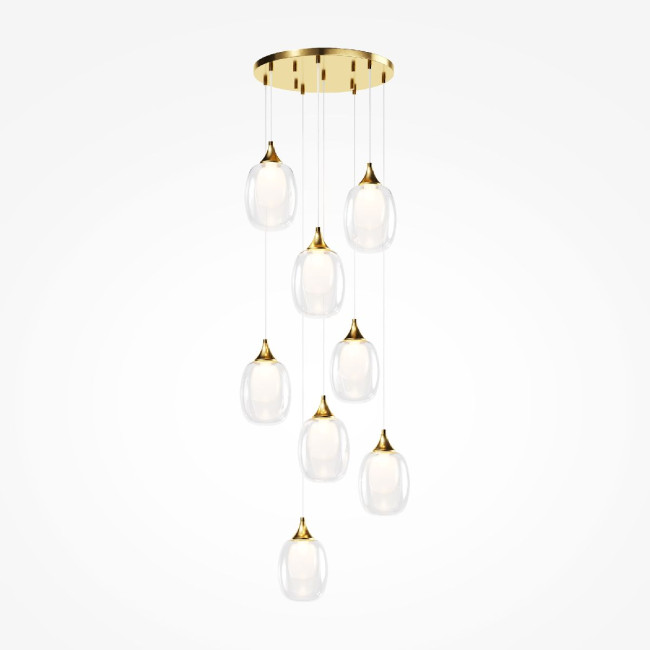 Каскадная люстра Maytoni Aura MOD016PL-08BS1 Каскадная люстра Maytoni Aura MOD016PL-08BS1