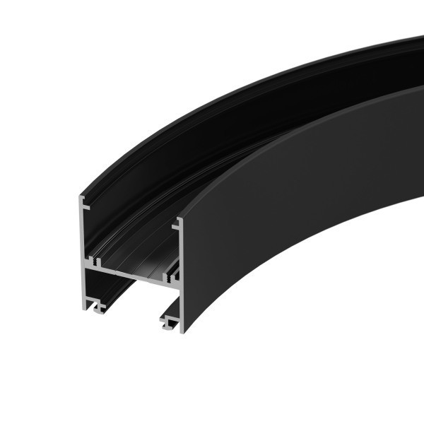 Алюминиевый профиль Arlight SL-ARC-5060-D1500-A90 Black (дуга 1 из 4) 029270