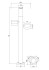 Ландшафтный светильник Arte Lamp Budapest A2360PA-3BK Ландшафтный светильник Arte Lamp Budapest A2360PA-3BK