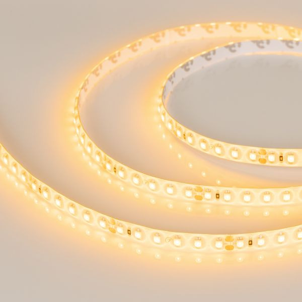 Светодиодная лента герметичная Arlight RTW-SE-A120-8mm 24V Yellow (9.6 W/m, IP65, 2835, 5m) 015132(2)