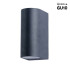 Уличный настенный светильник Arte Lamp A3102AL-2BK