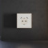 Накладка для розетки с заземлением и защитными шторками, с USB A+A Voltum S70 (хлопок) VLS000913