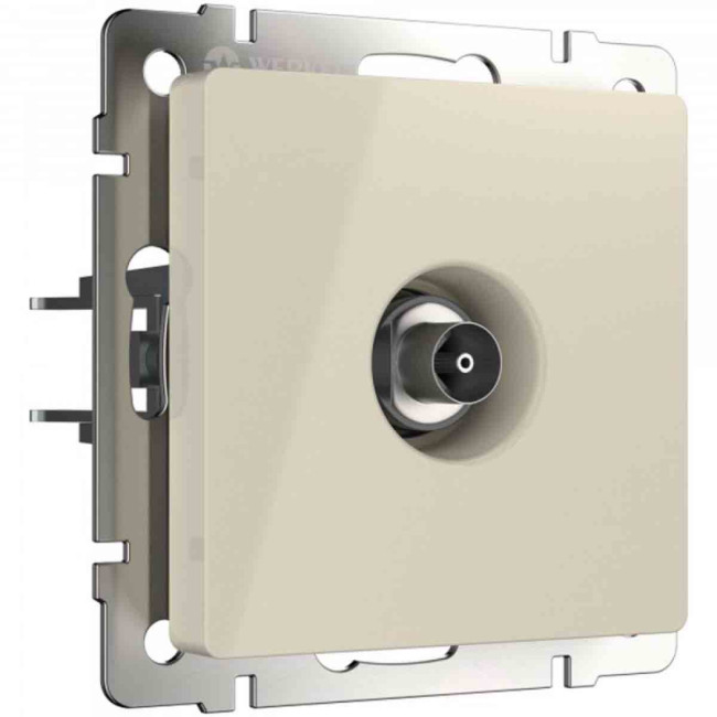 ТВ-розетка проходная Werkel (слоновая кость) W1184003 4690389155819