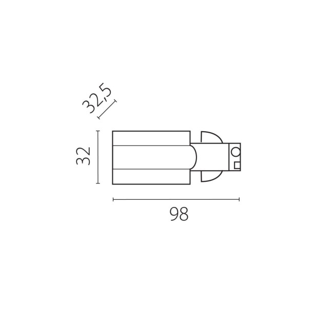 Питание боковое к треку 5040xx-(F)/(R) Lightstar Quattro 504117-FRPS Питание боковое к треку 5040xx-(F)/(R) Lightstar Quattro 504117-FRPS