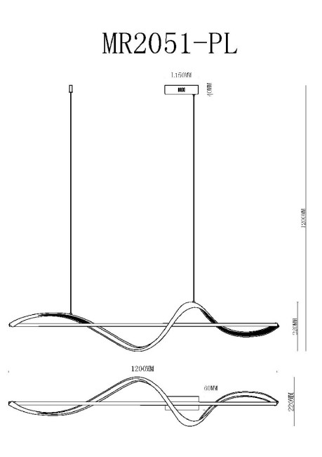 Подвесной светильник MyFar Marry MR2051-PL Подвесной светильник MyFar Marry MR2051-PL