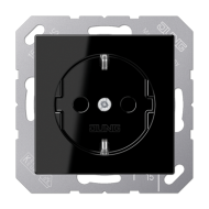 Розетка 2K+З со шторками Jung A1520KISW