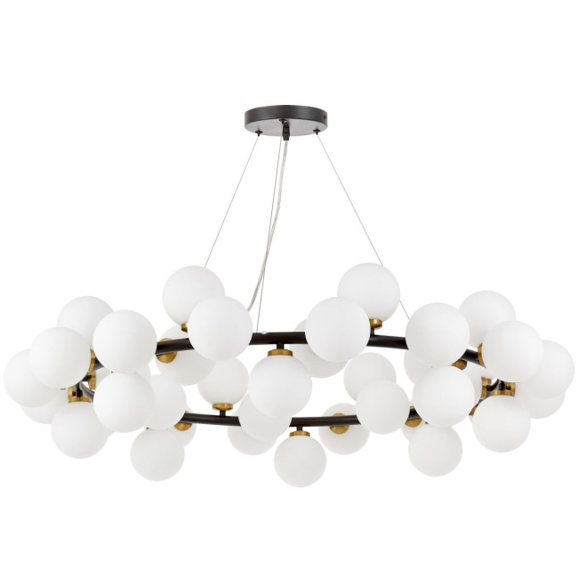 Подвесная люстра Lumina Deco Marsiada LDP 6033-40 BK+MD