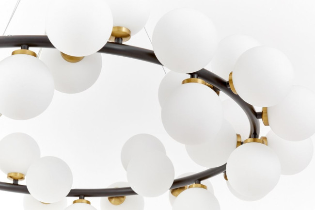 Подвесная люстра Lumina Deco Marsiada LDP 6033-40 BK+MD