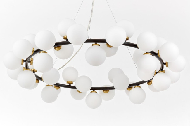 Подвесная люстра Lumina Deco Marsiada LDP 6033-40 BK+MD