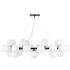 Подвесная люстра Lumina Deco Marsiada LDP 6033-40 BK+MD