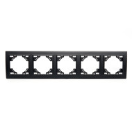 Рамка 5-местная горизонтальная Stekker Эрна 39622 Рамка 5-местная горизонтальная Stekker Эрна 39622