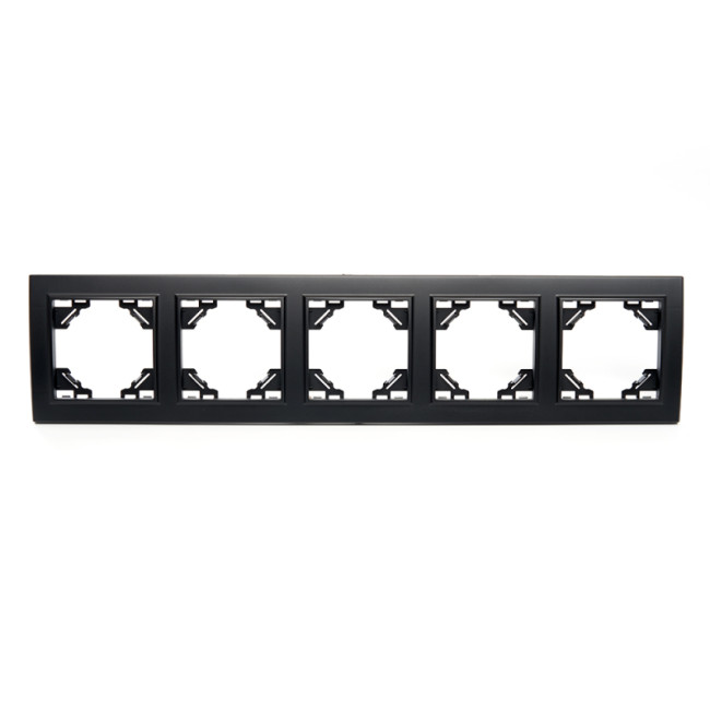 Рамка 5-местная горизонтальная Stekker Эрна 39622 Рамка 5-местная горизонтальная Stekker Эрна 39622