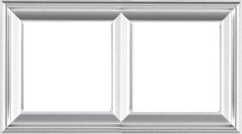 Рамка двухместная Jung EPD482AL