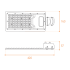 Уличный консольный светильник Wolta STL-100W/04