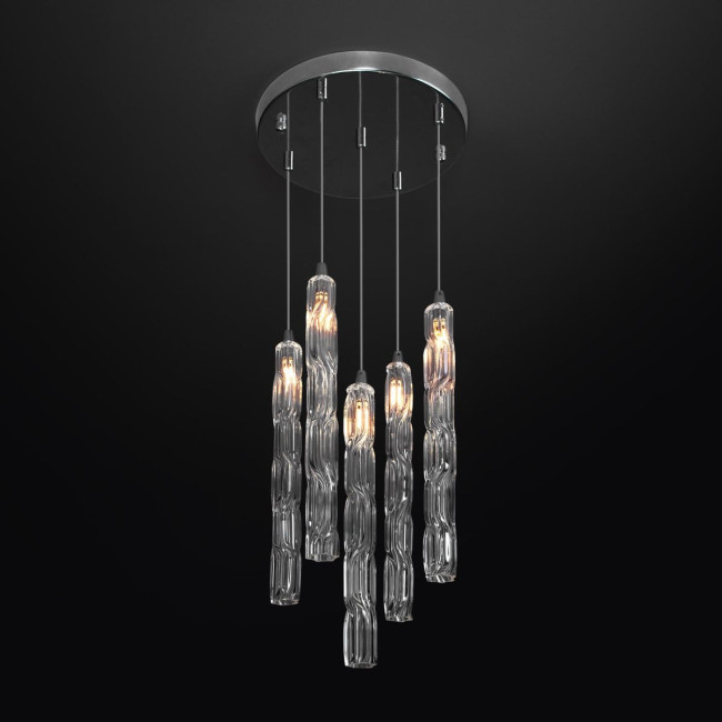 Подвесной светильник Eurosvet Lynn 50381/5 хром Подвесной светильник Eurosvet Lynn 50381/5 хром