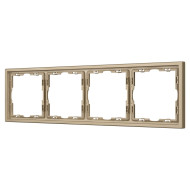 Рамка пластиковая Arlight FRM-NOBE-SFPL-4-GD 054225