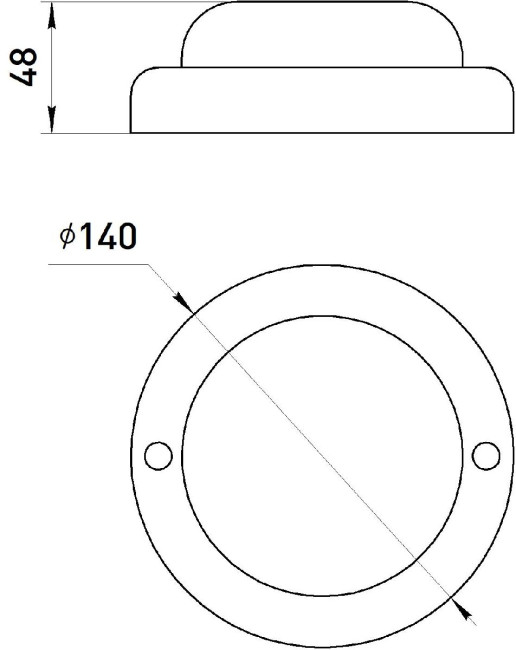 Настенно-потолочный светильник Эра SPB-201-3-65K-008 Б0062529