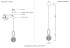 Подвесной светильник Crystal Lux CATKIN SP1.1 Подвесной светильник Crystal Lux CATKIN SP1.1