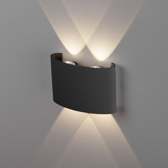 Настенный светильник Elektrostandard 1555 TECHNO LED TWINKY DOUBLE черный Настенный светильник Elektrostandard 1555 TECHNO LED TWINKY DOUBLE черный