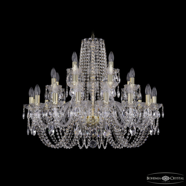Подвесная люстра Bohemia Ivele Crystal 1402/16+8+4/300 G