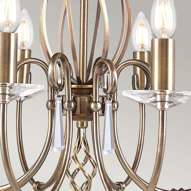 Подвесная люстра Elstead Lighting AG8-AGED-BRASS Подвесная люстра Elstead Lighting AG8-AGED-BRASS
