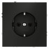 Розетка Voltum S70 VLS040108 (черный матовый) Розетка Voltum S70 VLS040108 (черный матовый)