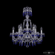 Подвесная люстра Bohemia Ivele Crystal 1410/6+3/195/XL-66 Ni V3001