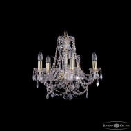 Подвесная люстра Bohemia Ivele Crystal 1411/5/160 G Leafs