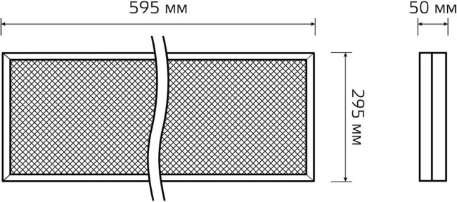 Светодиодная панель Gauss Mir G1-A0-00070-01GA3-4001640 Светодиодная панель Gauss Mir G1-A0-00070-01GA3-4001640