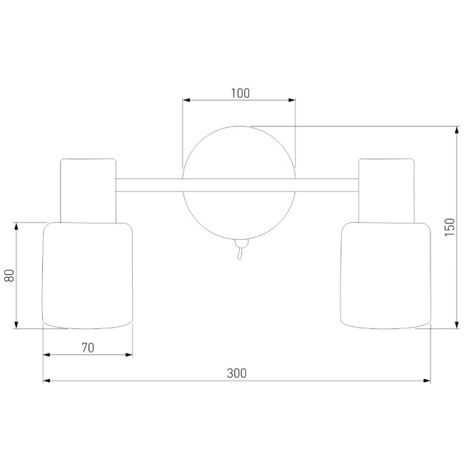 Спот Eurosvet Corso 20089/2 хром Спот Eurosvet Corso 20089/2 хром