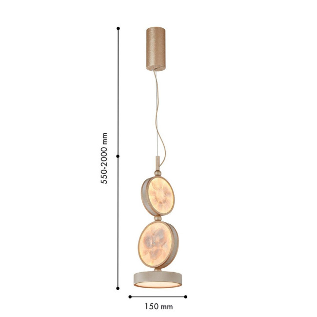 Подвесной светильник Favourite Solarius 4858-1P Подвесной светильник Favourite Solarius 4858-1P