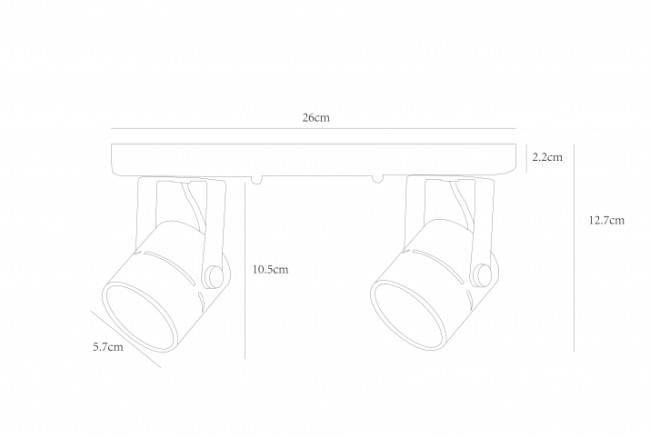 Спот Arte Lamp Mizar A1311PL-2WH