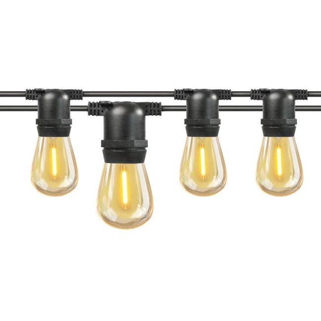 Гирлянда Белт Лайт General Gen-Beltlight-20M-50E27-IP65 Black 663007