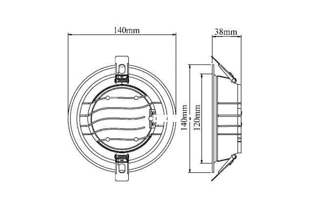Встраиваемый светильник Fiberli CDEW-TECO 12130703 Встраиваемый светильник Fiberli CDEW-TECO 12130703