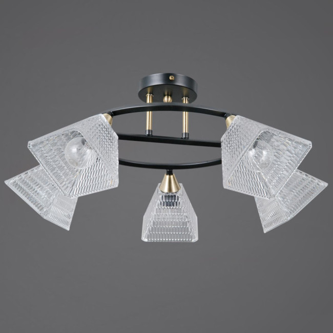 Потолочная люстра Illumico IL0850-5CSQ-25BKAB ELITE