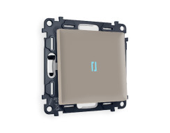 Комплект механизма 1-кл выключателя с подсветкой Ambrella Volt Alfa MA362020