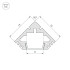 Профиль Arlight PDS45-T-2000 ANOD 012092 Профиль Arlight PDS45-T-2000 ANOD 012092
