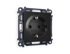 Комплект механизма розетки с/з на винтовых зажимах Ambrella Volt Alfa MA806010