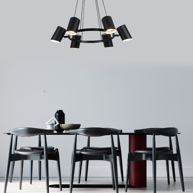 Подвесная люстра Eurosvet Splay 70147/6 черный a062033 Подвесная люстра Eurosvet Splay 70147/6 черный a062033