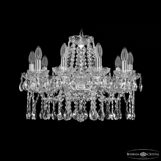 Подвесная люстра Bohemia Ivele Crystal 1413/10/200 Ni Подвесная люстра Bohemia Ivele Crystal 1413/10/200 Ni