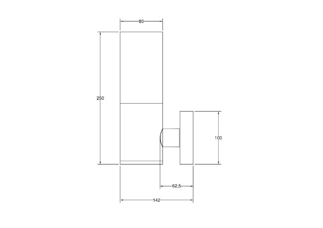 Уличный настенный светильник Maytoni Willis O418WL-01B