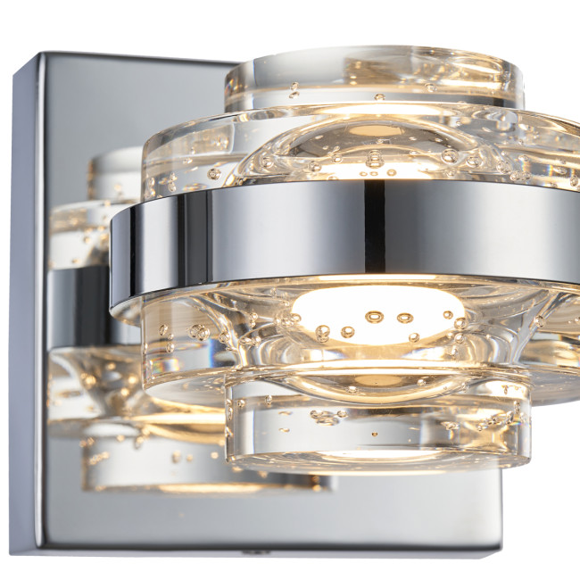 Бра Delight Collection MD22030002 MB22030002-1A chrome/clear Бра Delight Collection MD22030002 MB22030002-1A chrome/clear