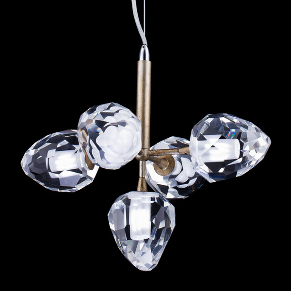 Подвесная люстра Delight Collection On the Rocks P68038M-5 gold Подвесная люстра Delight Collection On the Rocks P68038M-5 gold