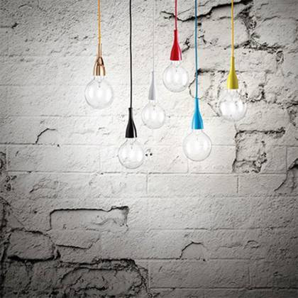 Подвесной светильник Ideal Lux Minimal SP1 Giallo 063621 Подвесной светильник Ideal Lux Minimal SP1 Giallo 063621