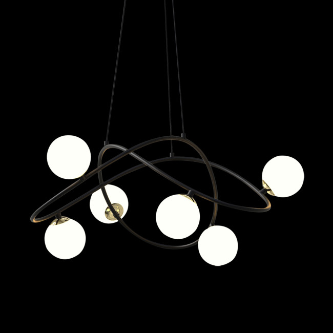 Подвесная люстра Delight Collection P0691-6A black Подвесная люстра Delight Collection P0691-6A black