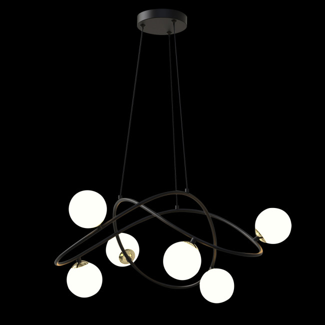 Подвесная люстра Delight Collection P0691-6A black Подвесная люстра Delight Collection P0691-6A black