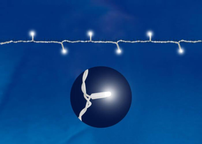 Светодиодная гирлянда (07925) Uniel 220 белый ULD-S1000-120/DWA White IP67 Светодиодная гирлянда (07925) Uniel 220 белый ULD-S1000-120/DWA White IP67