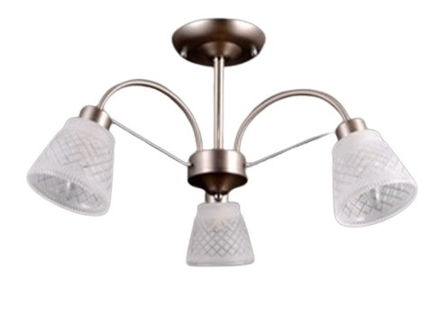 Люстра на штанге Elvan LU-38460/3-E14-Si+Wh Люстра на штанге Elvan LU-38460/3-E14-Si+Wh