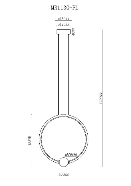 Подвесной светильник MyFar Victory MR1130-PL Подвесной светильник MyFar Victory MR1130-PL