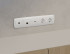 Комплект механизма компьютерной розетки Ambrella Volt RJ-45 (8P8C) CAT6A экранированной с автоматической защитной шторкой OMEGA MO112005 Белый глянец QUANT (OP1120, VM185)